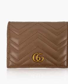 Gucci GG Marmont Card Case Lompakko Pölynpunainen