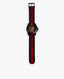 Gucci Mens's Dive Tiger Embroidered Dial Red And Blue Nylon Watch