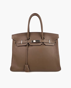 Hermès Birkin 35 Etoupe Clemence PHW