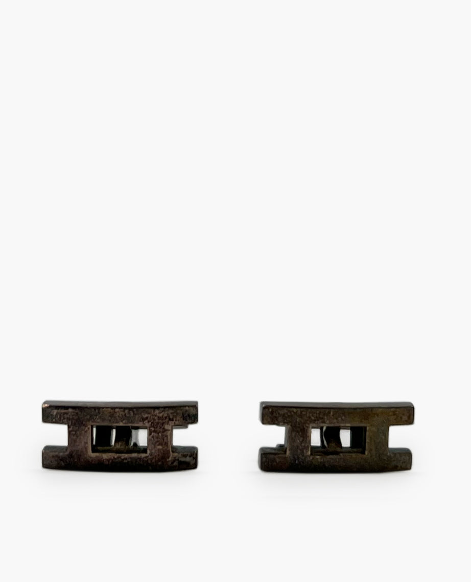 Hermès H Cufflinks – Luxury Helsinki