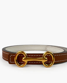 Hermès Heritage Belt Buckle &amp; Reversible Leather Strap