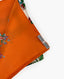 Hermès Silk Scarf Orange Flowers