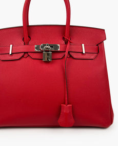 Hermès Birkin 30 Rouge Casaque Epsom PHW