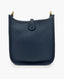 Hermès Mini Evelyne 16 Navy Blue Clemence PHW