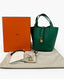 Hermès Picotin 18 Taurillon Green GHW