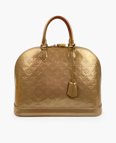 Louis Vuitton Monogram Vernis Alma GM Handbag