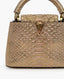 Louis Vuitton Capucines Pink Champagne Mini Python GHW