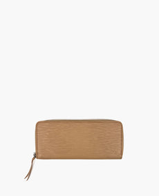 Louis Vuitton Clémence Wallet Epi Leather Beige