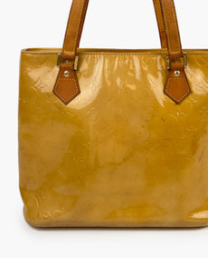 Louis Vuitton Houston Vernis Leather Tote Yellow