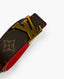 Louis Vuitton Initials 30 MM Reversible belt Red and Monogram Canvas