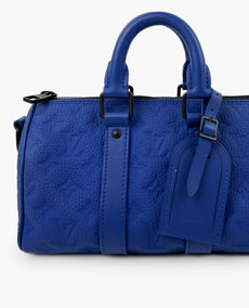 Louis Vuitton Keepall B 25 Racing Blue Taurillon