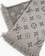 Louis Vuitton Logomania Gray Scarf