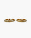 Louis Vuitton Louise GM Gold Hoop Earrings