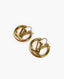 Louis Vuitton Louise PM Gold Hoop Earrings