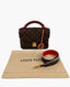 Louis Vuitton Pochette Metis Monogram Braided Coquelicot Red