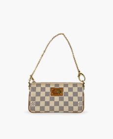 Louis Vuitton Milla MM Pochette Damier Azur