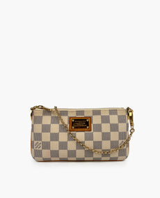 Louis Vuitton Milla MM Pochette Damier Azur