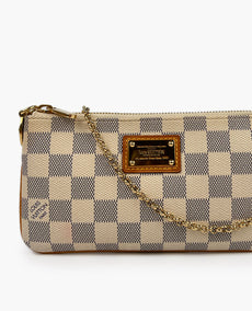 Louis Vuitton Milla MM Pochette Damier Azur