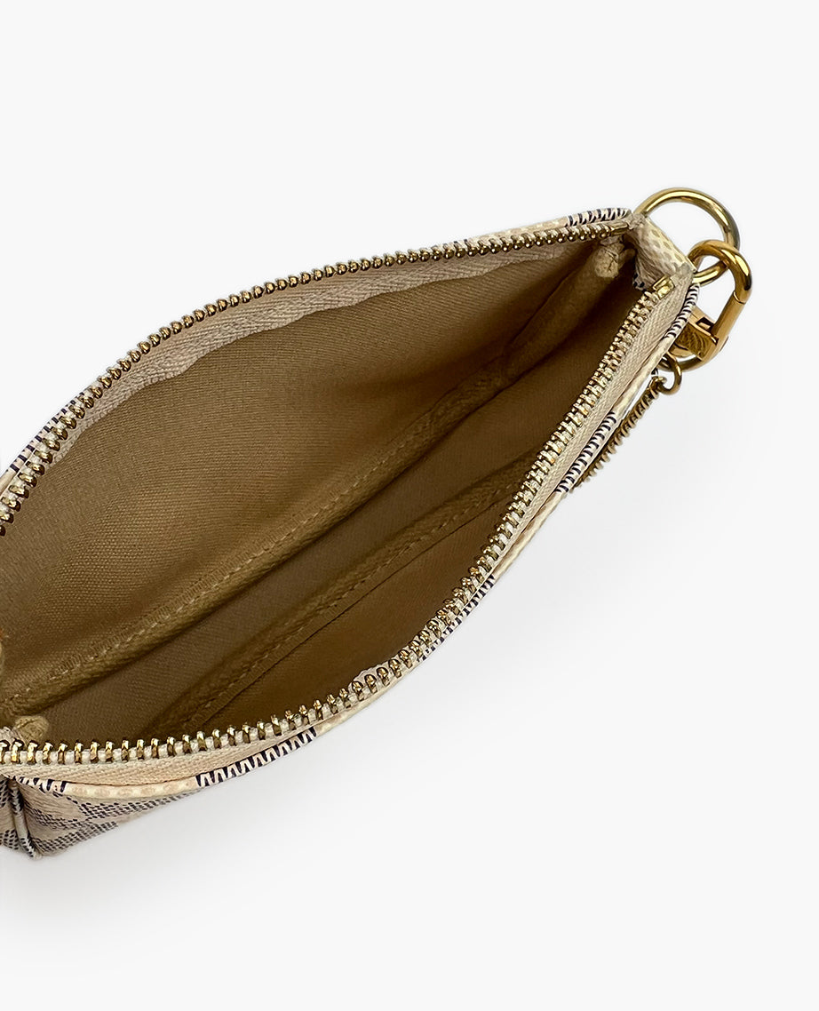 Louis Vuitton Mini Pochette Accessories Damier Azur – Luxury Helsinki