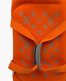 Louis Vuitton Knit Monogram Rolling Horizon Soft Duffle 55 Orange