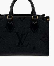 Louis Vuitton Onthego PM Black Empreinte