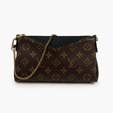 Louis Vuitton Pallas Clutch Monogram Black