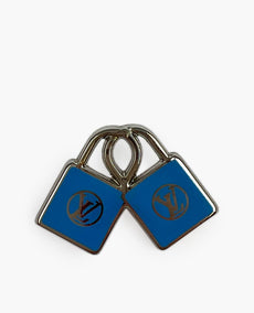 Louis Vuitton Blue Locks Pin