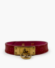 Louis Vuitton Logomania Monogram Pink Bracelet