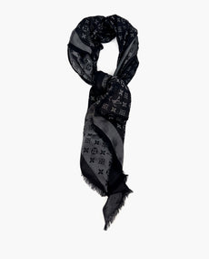 Louis Vuitton Shine Shawl Monogram Black