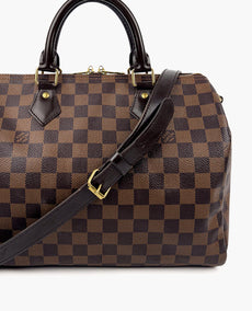 Louis Vuitton Speedy Bandoulière 30 Damier Ebene