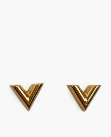 Louis Vuitton V Stud Earrings