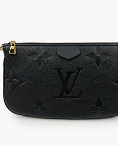 Louis Vuitton Pochette Accessories Black Empreinte