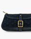 Louis Vuitton Anne Sophie Small Denim Monogram Pouch Blue