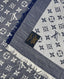 Louis Vuitton Monogram Denim Shawl Blue