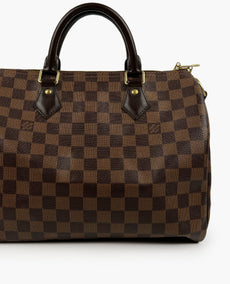 Louis Vuitton Speedy Bandoulière 30 Damier Ebene