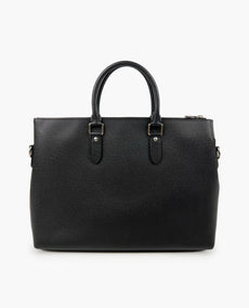 Louis Vuitton Anton Soft Briefcase Bag Black Taiga Leather