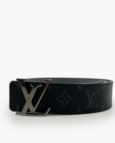 Louis Vuitton Initials Monogram Belt Black