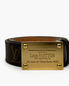 Louis Vuitton Monogram Belt