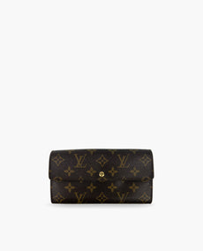 Louis Vuitton Monogram Sarah Long Wallet