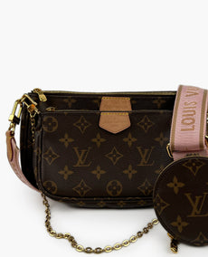 Louis Vuitton Monogram Multipochette Rose