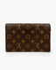 Louis Vuitton Flore Chain Wallet Rose Ballerine Monogram