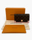 Louis Vuitton Flore Chain Wallet Rose Ballerine Monogram