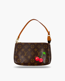 Louis Vuitton Pochette Accessories Monogram Cherry