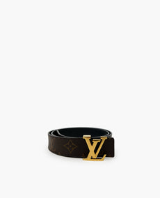 Louis Vuitton Iconic 30 MM Monogram Reversible Belt Black