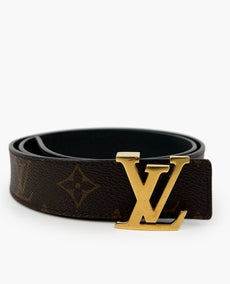 Louis Vuitton Iconic 30 MM Monogram Reversible Belt Black