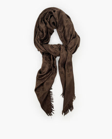 Louis Vuitton Monogram Brown Shawl