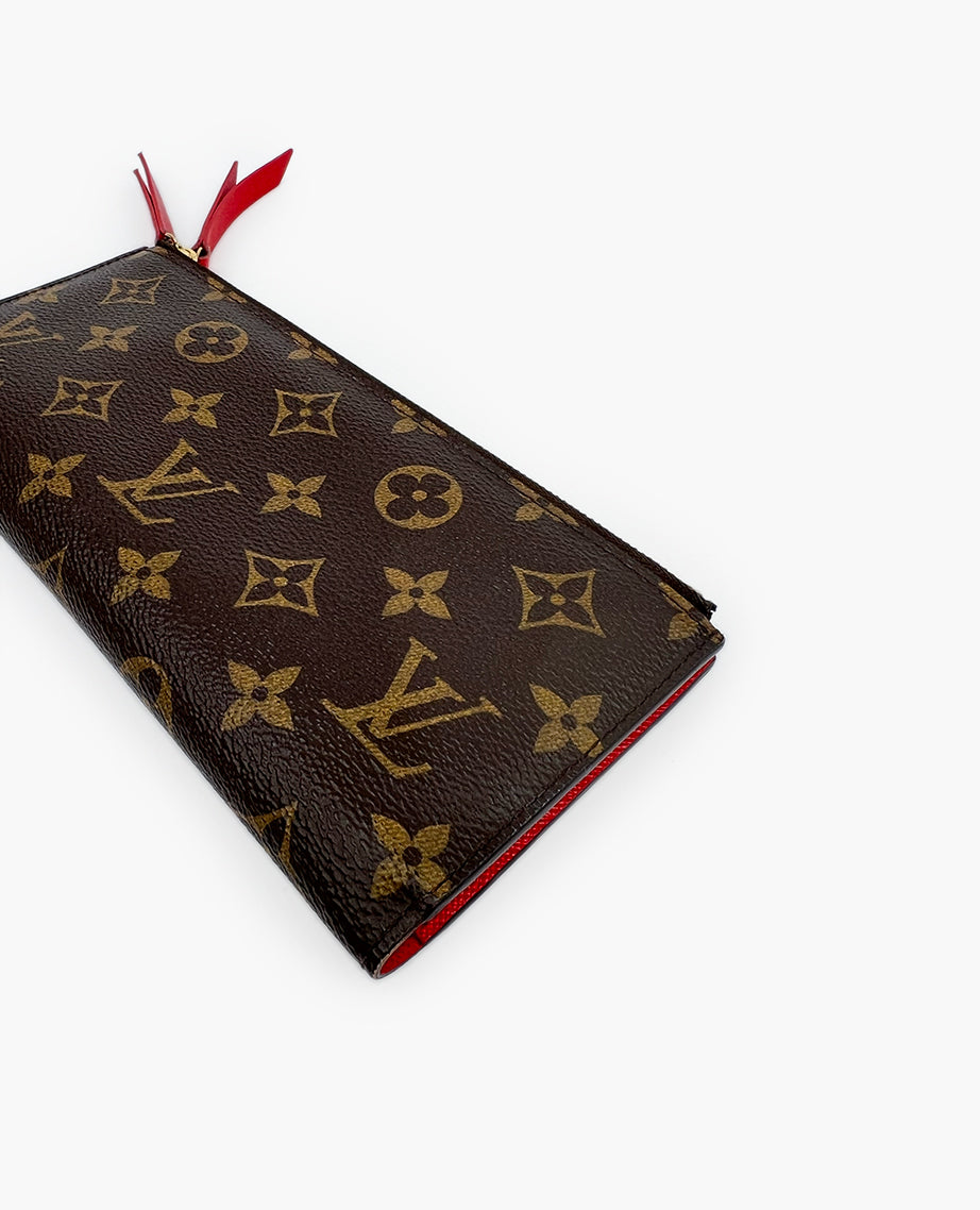 Louis Vuitton Monogram Adele Wallet Red – Luxury Helsinki
