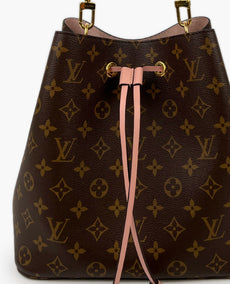 Louis Vuitton NéoNoé Monogram Rose Ballerine