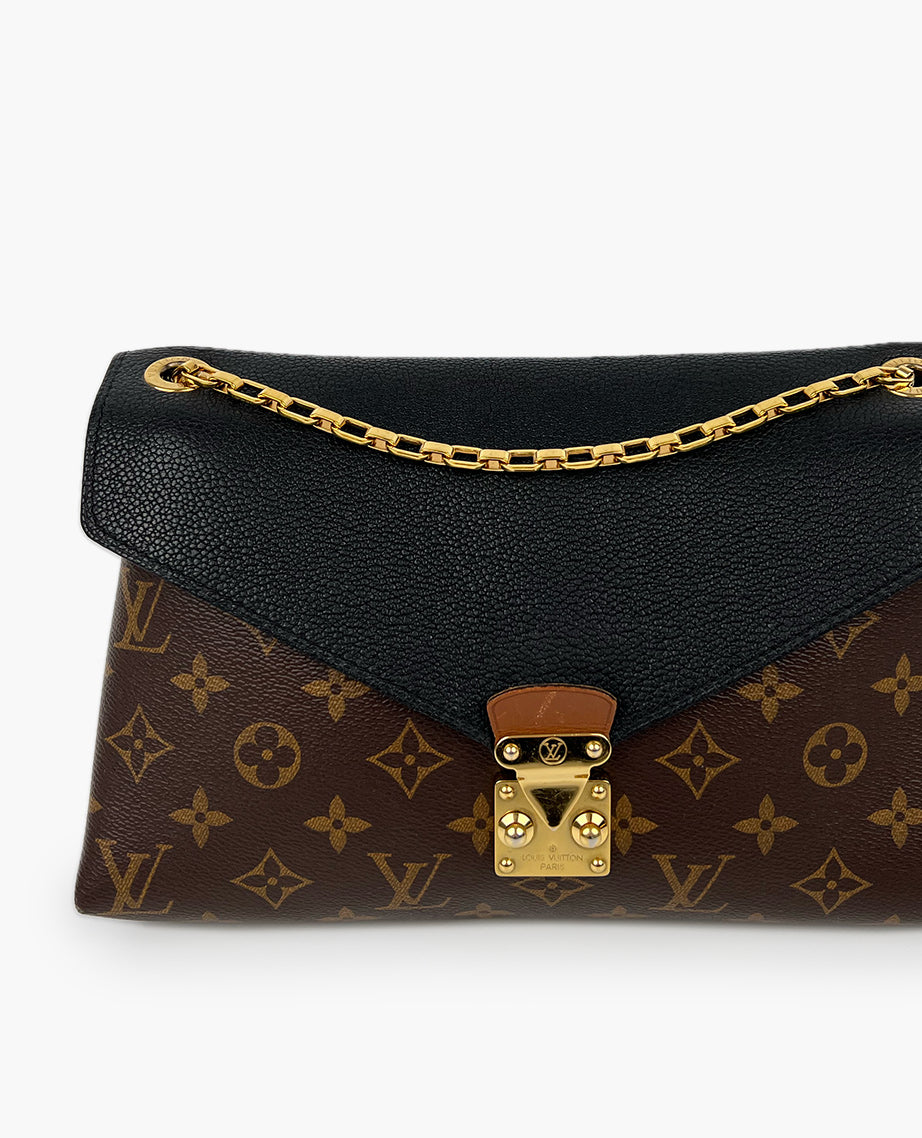 Louis Vuitton Black Monogram Canvas Pallas Chain Bag – Luxury Helsinki