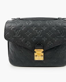Louis Vuitton Pochette Metis Monogram Empreinte Black